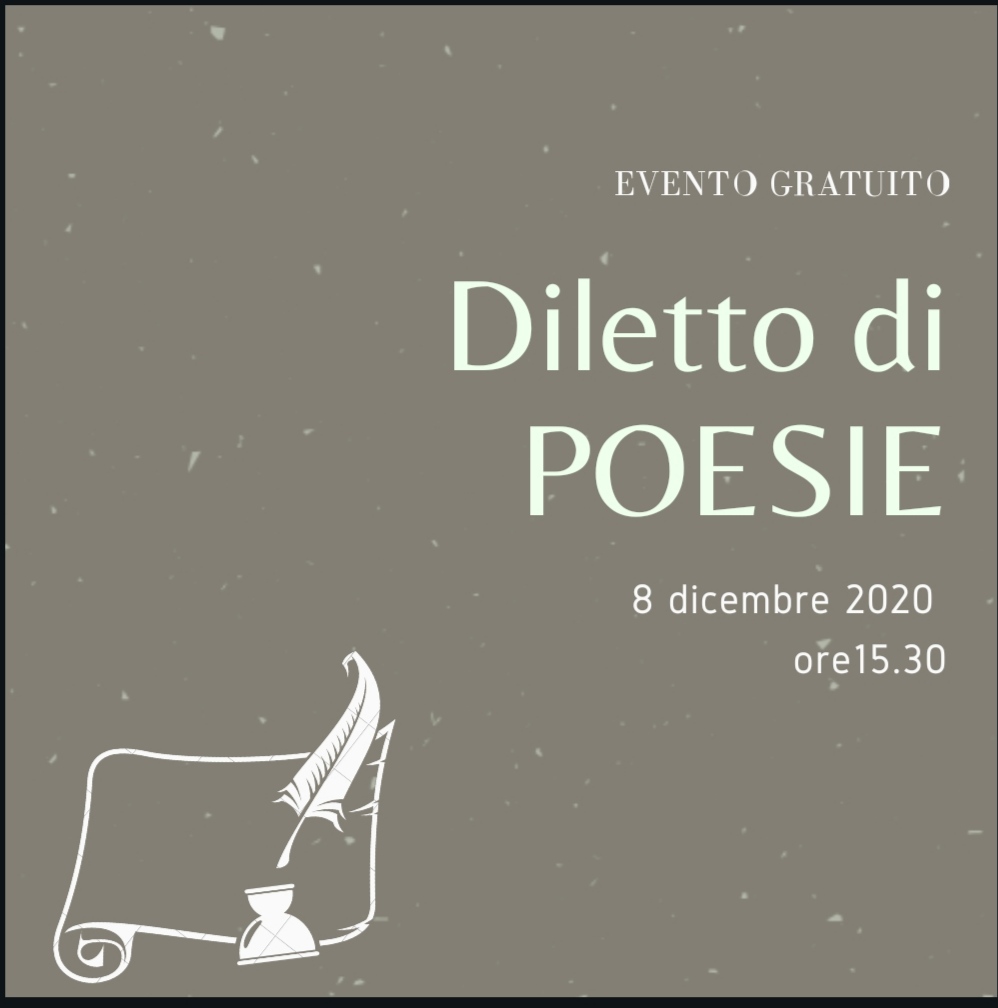 “Diletto di POESIE” – per le misure anti-covid è momentaneamente sospeso